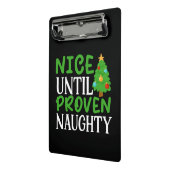 Leuke tot ondeugende kerst ontwerp-81054 mini klembord (Angled2)