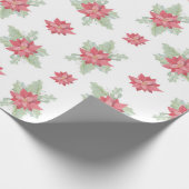 Leuke traditionele kerst cadeaupapier (Hoek)