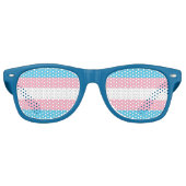 Leuke transgender vlag zonnebril (Voorkant)