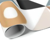 Leuke trendy Bauhaus geometrische XOXO Cadeaupapier (Rol Hoek)