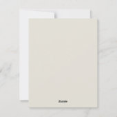 Leuke Trendy Gelukkige Feestdagen Skioord  Feestdagenkaart (Achterkant)