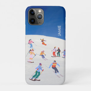 Leuke Trendy Kerst Winter Reizen Feestdagen Ski Case-Mate iPhone Case