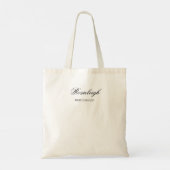 Leuke Trendy Martini Bruidsmeisje Bachelorette Tote Bag (Achterkant)