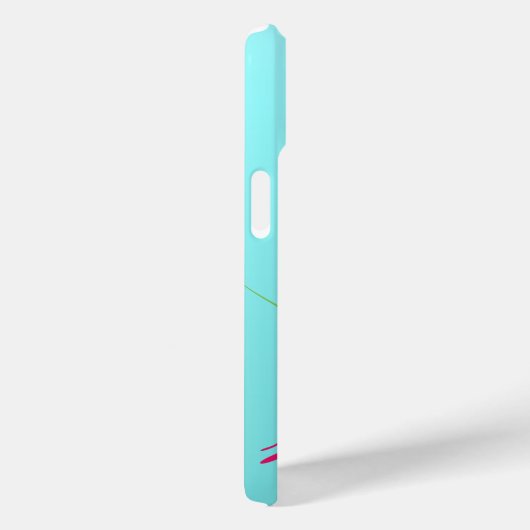 Leuke Trendy Roze Zwaluw Vogel Vlinder op Aqua Case-Mate iPhone Case (Achterkant / Rechts)