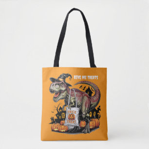 Leuke Trex Dragen van Heksen pet Gepersonaliseerde Tote Bag