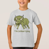 Leuke Triceratops Dino T-shirt (Voorkant)