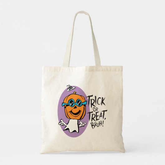 Leuke Trick or Treat Bruh Tote Bag (Achterkant)
