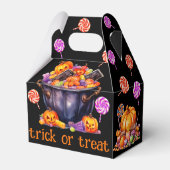 Leuke Trick or treat Halloween Bedankdoosjes (Achterkant)