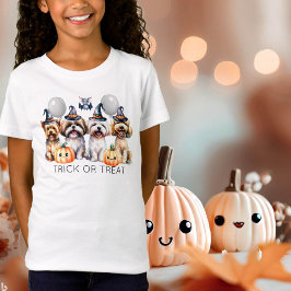 Leuke Trick or treat Halloween Dogs T-shirt