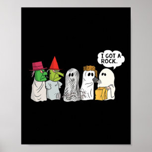 Leuke Trick or treat Halloween Ghost Kostuum Ik he Poster