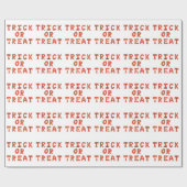Leuke Trick or treat Halloween inpakpapier (Vlak)