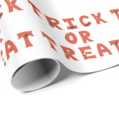Leuke Trick or treat Halloween inpakpapier (Rol Hoek)