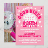 Leuke Trillingen Hippie Roze Meisjes Uitgaans Nach Kaart (Voorkant / Achterkant)