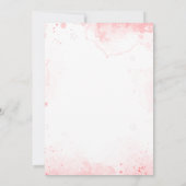 Leuke Triplet Baby's Roze Bloemen Baby shower Mode Kaart (Achterkant)