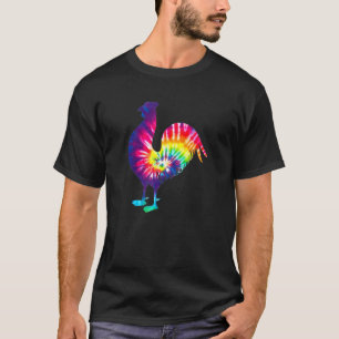 Leuke Trippy Tie Dye Kip Voor Hippy Boer Hobby  T-shirt