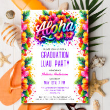 Leuke Tropische Aloha Afstuderen Luau Party