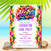 Leuke Tropische Aloha Afstuderen Luau Party Kaart