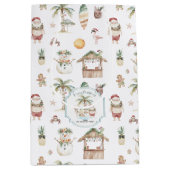 Leuke Tropische Kerst Persoonlijk Medium Cadeauzakje (Voorkant)