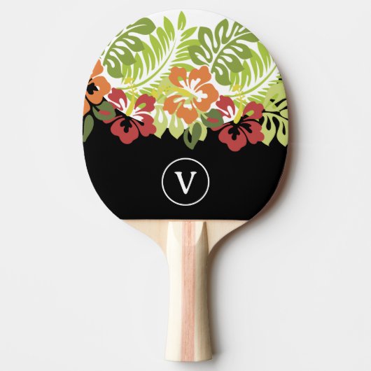 Leuke tropische stijl tafeltennisbatje (Voorkant)