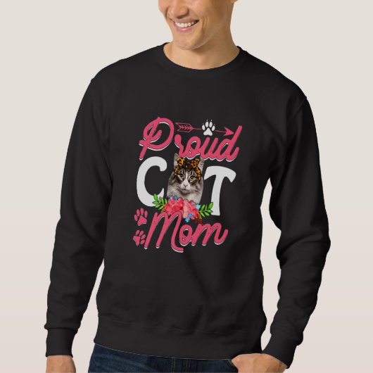 Leuke Trotse Kat Mam Moederdag Trui (Voorkant)