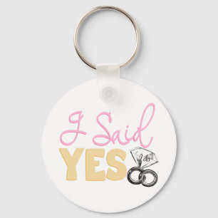 Leuke Trouwbelofte Verloving Ik Heb Ja Gezegd Bach Sleutelhanger
