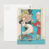 Leuke Trouwkaart Briefkaart (Voorkant / Achterkant)