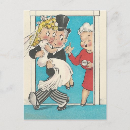 Leuke Trouwkaart Briefkaart (Voorkant)
