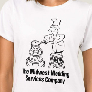 Leuke trouwservice bedrijf T-shirt