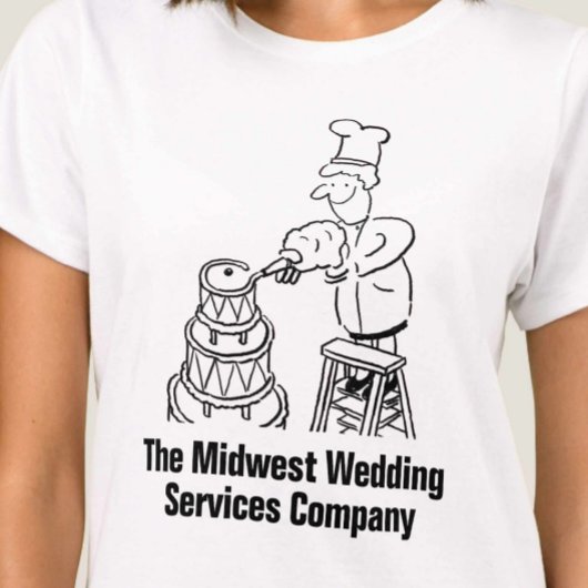 Leuke trouwservice bedrijf T-shirt