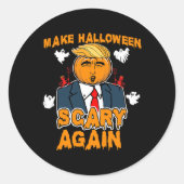 Leuke Trump Halloween maakt Halloween weer eng Ronde Sticker (Voorkant)