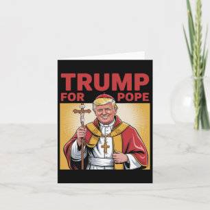 Leuke Trump voor paus Gear katholieke Vaticaanse R Kaart