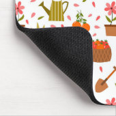 Leuke tuingereedschappen en Planten Naadloze Patro Muismat (Hoek)