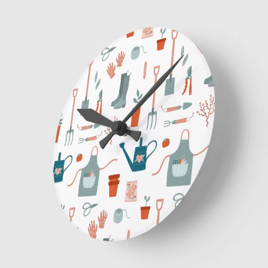 Leuke tuintijd ronde klok (Hoek)
