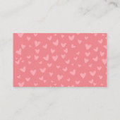 Leuke Turquoise Koraal Roze Luier Raffle Baby Part Informatiekaartje (Achterkant)