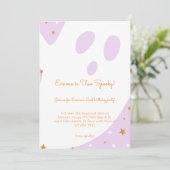 Leuke Twee Spooky Halloween Verjaardagsuitnodiging Kaart (Staand voorkant)