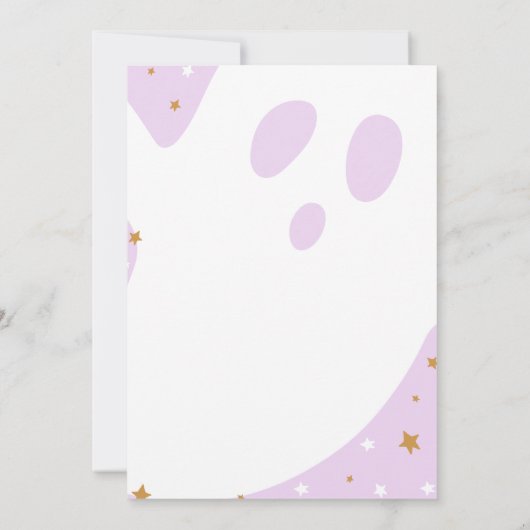 Leuke Twee Spooky Halloween Verjaardagsuitnodiging Kaart (Achterkant)