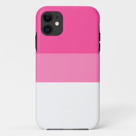 Leuke  Twee Tone Snoep Roze Koele Witte Strepen Case-Mate iPhone Case