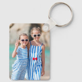 Leuke Tweezijdige Foto Aluminium Sleutelhanger (Achterkant)
