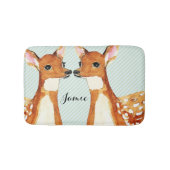 Leuke Twin Fawn Herten Kinderen Badmat (Voorkant)