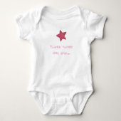 Leuke Twinkle Little Star Roze Wit of Zwart Romper (Voorkant)