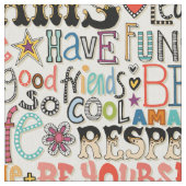 Leuke typografie dus stof (Close Up)