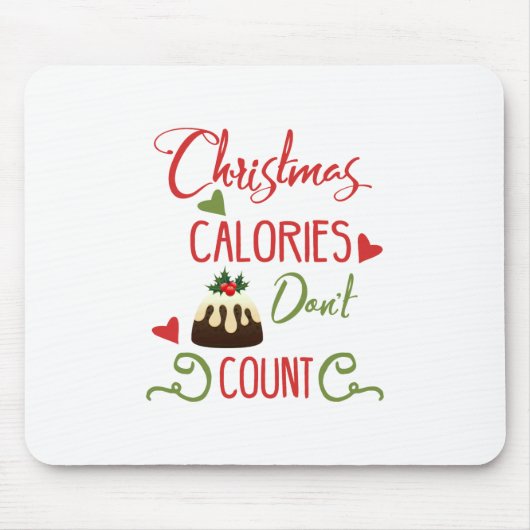 Leuke typografie Kerstmis Muismat (Voorkant)