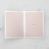 Leuke typografie op maat ontwerp Gefeliciteerd Kaart (Binnen)