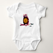 Leuke uil Baby Jersey Bodysuit (Voorkant)