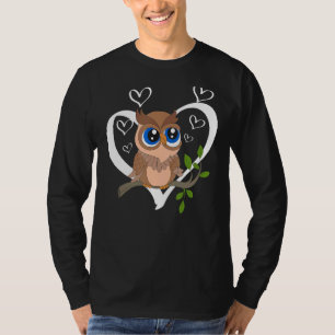 Leuke Uil Bos Dier Vogel Uil T-shirt