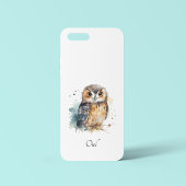 Leuke uil in de waterverf Case-Mate iPhone case