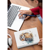 Leuke uil in de waterverf planner