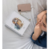 Leuke uil in de waterverf planner