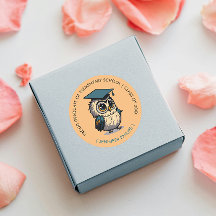 Leuke Uil Kinder Afstuderen | Terug naar school Si