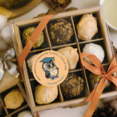 Leuke Uil Kinder Afstuderen | Terug naar school Si Ronde Sticker